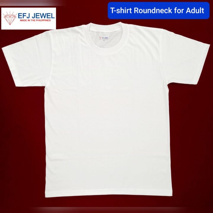 Jewel Neck Round Vs Crew Neck White T-shirt Round Neck For