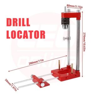 CEO 🇲🇾 Gerudi Alat Aksesori Woodworking Drill Locator Tool Accurate Drilling Jig Tool DIY Portable Carpenter Positioner