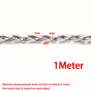 สร้อยข้อมือสร้อยคอสแตนเลสสตีลสำหรับโซ่เรียบง่ายสร้อยคล้องคอแบบทำมือ