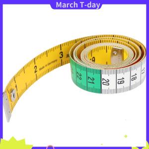 March 60in สายวัดขนาด150ซม. เครื่องมือตัดเย็บเทปแบนเครื่องมือวัดขนาดตัว