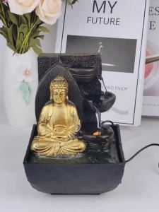 "Spot" creative flowing fountain Landscape home decoration living room table decoration