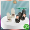 OFM-S59 Sandal Wanita Motif Beruang Anti Slip Nyaman Empuk / Sandal Rumah Slip-On / Sendal Bear. 