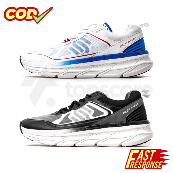 SEPATU RUNNING UNERD FLY RACER Sepatu Olahraga Ice White Sepatu