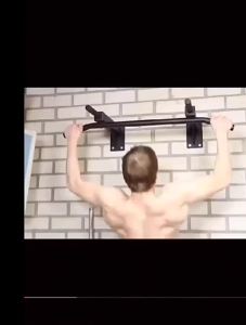 Door Wall Horizontal Bars Steel 280KG Home Gym Workout Chin push Up Pull Up Training Bar