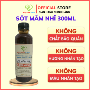 Sốt gà hấp mắm nhĩ NGỌC HIỂN FOODS dùng với gà và chân gà rất ngon 1 chai 300ml