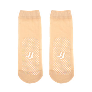 【Free Shipping】Trong Suốt Mỏng Pha Lê Vớ Non-Slip Nylon Của Phụ Nữ Mùa Hè Ngắn Mắt Cá Chân tất đàn hồi