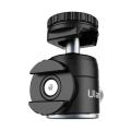Ulanzi U-60 Mini Aluminum Tripod Ball Head with Dual Cold Shoe Mount Bracket 360 Degree Rotatable Base | JG Superstore. 