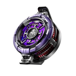 แม่เหล็กติดโทรศัพท์เย็นพัดลมทำความเย็นโทรศัพท์มือถือเครื่องทำความเย็นโทรศัพท์มือถือเครื่องระบายความร้อนแบบพกพาสำหรับเล่นเกม /Android/แท็บเล็ต/ ไอแพดระบายความร้อนด้วยฮีทซิงค์เซมิคอนดักเตอร์