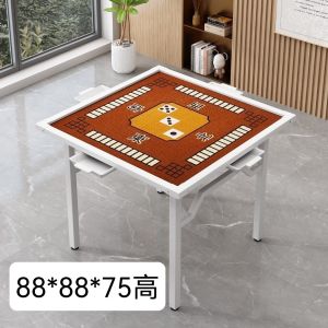 New Mahjong Table with Drawer Chess and Card Table Home Folding Table Multi-Functional Table
