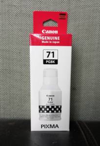 Canon GI 71 BK สีดำ แท้ศูนย์ 100%PIXMA G1020 G2020 PIXM G3020  PIXMA G2060 แท้ศูนย์ของใหม่+แท้100%