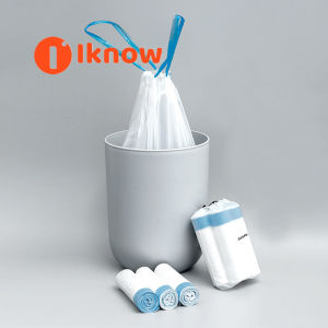 I know Drawstring Garbage Bag Plastic Bag Bin Liners 75 Count Biodegradable Strong Tall Home Kitchen Rubbish Bag Trash Bag