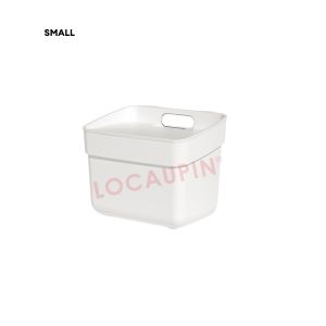 LOCAUPIN Wall Mounted Hanging Trash Bin with Cover Kitchen Cabinet Door with Lid Hanging Trash Bin For Kitchen Bathroom