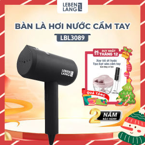 Bàn ủi hơi nước cầm tay Lebenlang LBL3089 bàn là 1200W 140ml gấp gọn tiện lợi tặng kèm túi đựng bảo hành 2 năm - hàng chính hãng