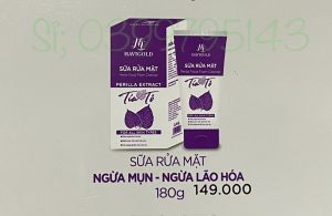 Sữa Rửa Mặt Ngừa Mụn _ Ngừa Lão Hóa 180g _ HAVIGOLD TÍA TÔ