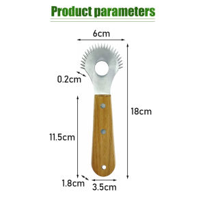 Handmade Coconut Grater Stainless Steel Tool for Making Coconut Meat and Coconut Milk Kitchen Utensil