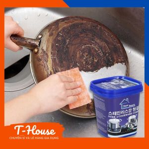 Kem tẩy rửa xoong nồi dụng cụ inox đa năng Hàn Quốc-Tẩy xoong-Tẩy nổi- Tẩy dụng cụ inox