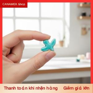 CS 10pcs hạt gốm Hòa Bình chim bồ câu chim mặt dây chuyền tự làm đồ trang sức phụ kiện cho nghề làm handmade ý tưởng quà tặng