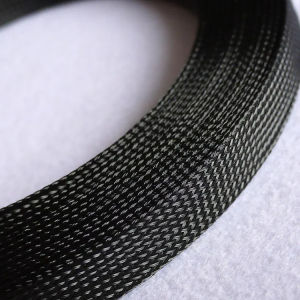 1M PET Expandable Cable Sleeve 2mm ~ 40mm Tight Braided High Density Hardness Insulate Line Protect Wire Wrap Gland Sheath Black