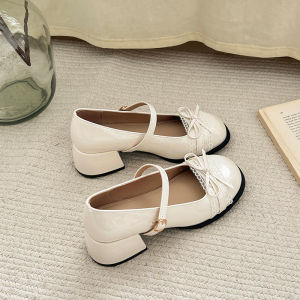 Free Shipping Silver High-Heeled Shoes WomenS 2026 New Autumn Collection Perfect With Dresses Single-Strap Design Chunky Heel