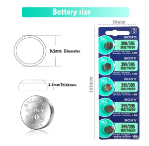 10-50PCS Sony 395 399 AG7 SR927SW SR927W SR927 LR927 LR927W 1.55V Coin Cell Button Oxide Silver For Car Key Scale Watch Battery