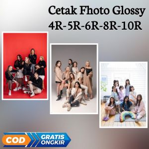 Cetak Foto Online Ukuran 4R5R6R8R10R Bahan Photo Paper Glossy