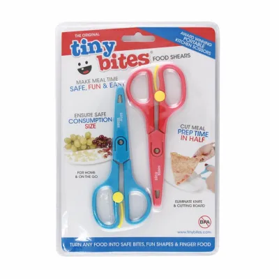 Tiny Bites Food Shears (Kids Food Scissors) - 2 pieces set