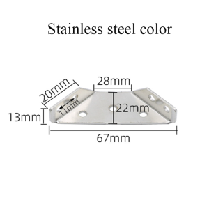 4pcs Steel Corner Braces Furniture Shelf Support Joint Fastenerfor Desk Chair Cabinet