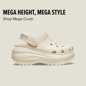 Cross MEGA CRUSH CLOG Giày có lỗ bánh xe nhẹ Giày đi biển đế dày Dép khỏe mạnh207988