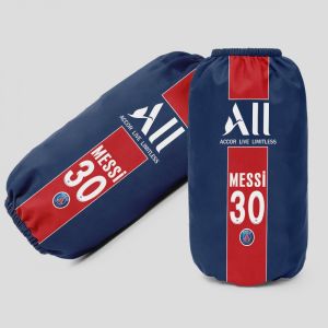 Trẻ em không thấm nước oversleeve in Đội Bóng Đá Paris Messi Cristiano Ronaldo Real Madrid giải đấu hàng đầu Serie một bé trai bé gái trẻ em học chống bẩn chống bẩn