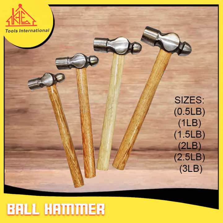 KHET42/Ball Hammer/Ball Pein Hammer Wood Handle Lazada PH