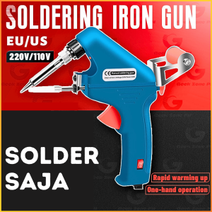 COD DeBaiLong Solder Listrik Tembak + Timah + Pasta Solder + 5 Set Mata Tin Gun Heat 220V 60W - 588