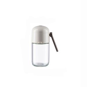 XUNJIE 180/250ml Quantitative Seasoning Dispenser Sealed 0.5g Metering Spice Container Multifunctional Lightweight Glass Seasoning Bottle for Home