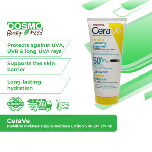 CeraVe Invisible Moisturizing Sunscreen Lotion SPF50+ 177ml