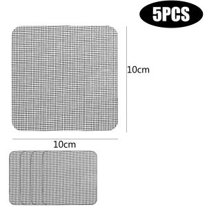 20pcs Self-Adhesive Curtain Anti-Mosquito Repair Subsidized Screen Window Door Repair Hole Net Portable Hole Repair Cuttable Mosquito Net Tape