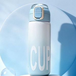 BAGUO(霸果) Large Capacity Insulated Bottle Stainless Steel Leak-proof Sports Water Bottle Stylish with Handle Vacuum Flask Sports