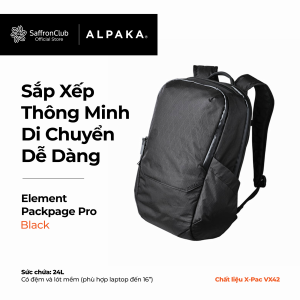 Alpaka Elements Backpack Pro Axoflux 600D – Balo EDC Chống Nước Đa Năng Cho Công Việc & Hằng Ngày
