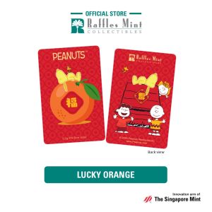 Peanuts Snoopy & Friends 0.1 gram 999 Fine Gold Bar [The Singapore Mint]