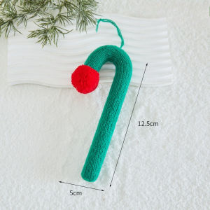 1PCS Christmas Crutch Decorations  Xmas Tree Topper Ornaments for Christmas Wreath DIY Craft Home Vase Filler Party Supplies