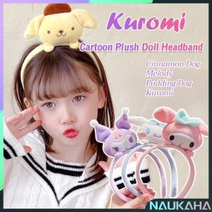 N.K. Kuromi Cartoon Plush Doll Headband Cute Fluffy Sanrio Cartoon Toy