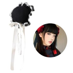 1pair Elegant Hair Bun Shape Hair Clip Chinese Style Hair Bun Shape Hair Clip for Girl Spring Ponytail Styling Tiaras