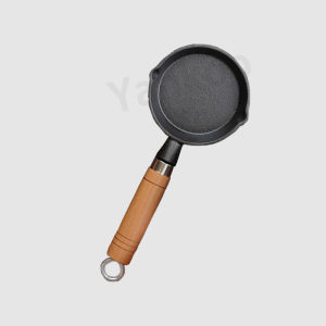 Mini Nonstick Frying Pan Hot Oil Fried Eggs Convenient Storage Flat Bottom Cast Iron Kitchen Portable Small Cooking Pot