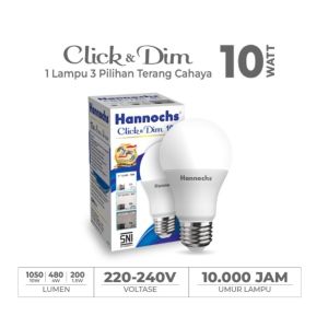 Hannochs Downlight LED EASY II IBR IBS 3w 3 W Watt Inbow Panel Cahaya Putih Kuning Tricolour Bulat Kotak