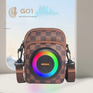 Loa bluetooth kiêm túi đeo chéo đa chức năng OTY 881 với thiết kế hiện đại 2 trong 1 và âm thanh sống động
