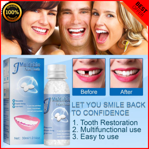Moldable False Teeth Moldable Temporary Tooth repair teeth false teeth denture Original artificial Teeth Bamboo Charcoal Teeth Whitening Toothpaste Teeth whitening activated organic charcoal powder Teeth Whitening Mousse Toothpaste Cleansing Teeth Mousse