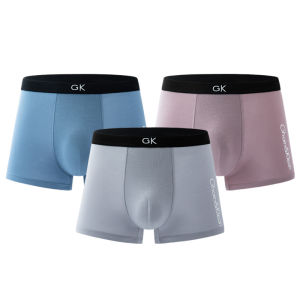 Laz Johnn กางเกงในผู้ชายกางเกงบ็อกเซอร์ชายนุ่มขนาดพิเศษกางเกงบ๊อกเซอร์แบบทันสมัยหัวของสะดวกสบายและระบายอากาศ