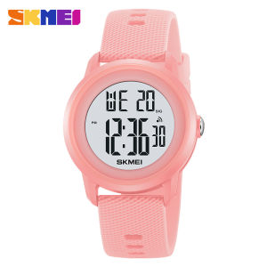 Jam Tangan Wanita Olahraga SKMEI 2218 Digital Strap Rubber Anti Air Original