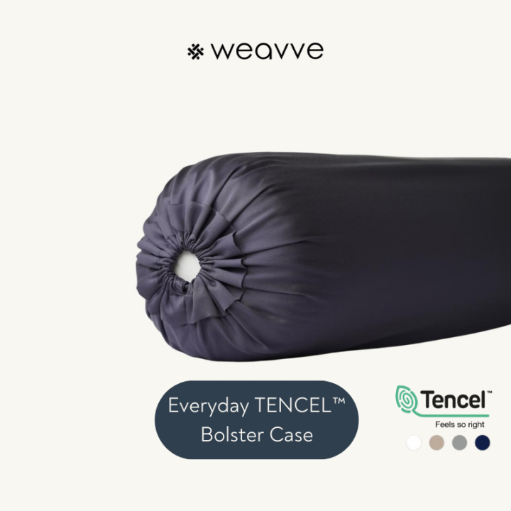 Weavve Everyday TENCEL™ Bolster Case [100 Tencel lyocell plain solid