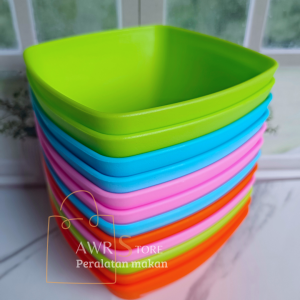 6 PCS Mangkuk Plastik Tebal Warna DOP Anti Pecah Anti Panas Termurah