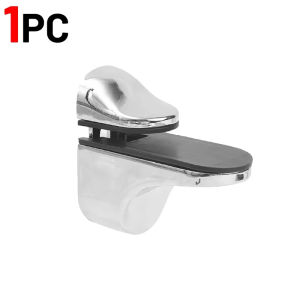 4 cái kẹp thủy tinh Bảng gỗ chủ có thể điều chỉnh hợp kim kẽm Glass Clips phẳng trở lại núi chủ cho gỗ tấm phân chia thủy tinh