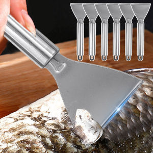 Stainless Steel Fish Scales Scraping Seafood Fish Scales Remover Multi-purpose Cleaning Scraper Kitchen Accessories Tools